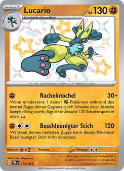 Sammelkarte Lucario