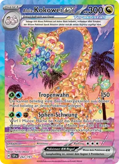Sammelkarte Alola-Kokowei-ex