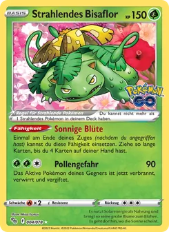 Sammelkarte Strahlendes Bisaflor