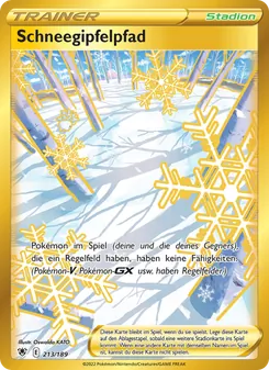 Sammelkarte Schneegipfelpfad
