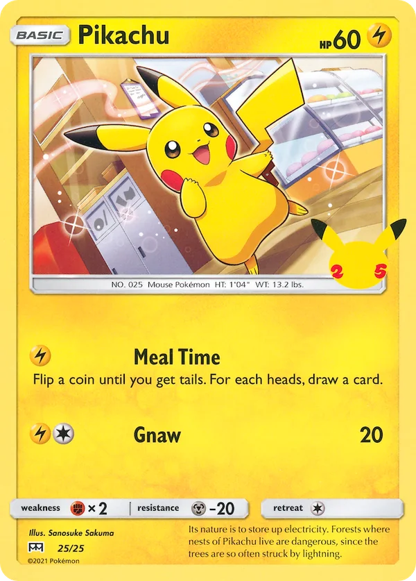 Sammelkarte Pikachu