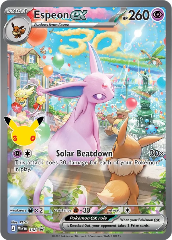 Sammelkarte Espeon ex