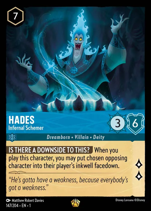 Sammelkarte Hades - Infernal Schemer