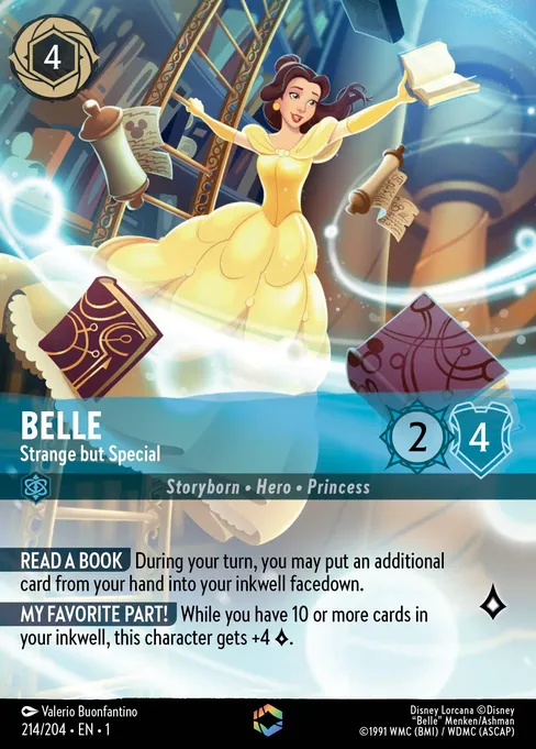 Sammelkarte Belle - Strange but Special