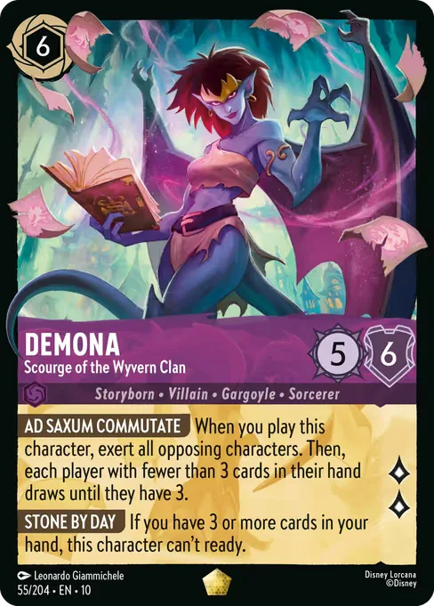 Sammelkarte Demona - Scourge of the Wyvern Clan