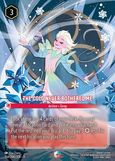 Sammelkarte The Cold Never Bothered Me