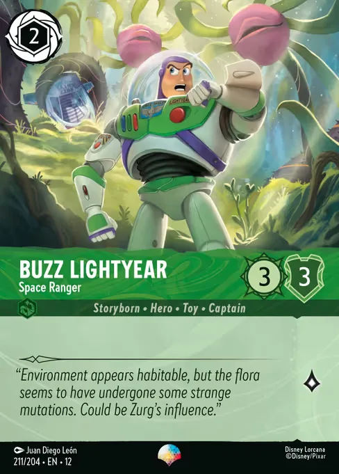 Sammelkarte Buzz Lightyear - Space Ranger