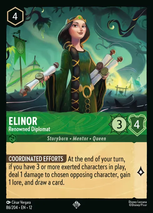 Sammelkarte Elinor - Renowned Diplomat