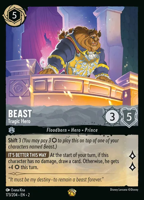 Sammelkarte Beast - Tragic Hero