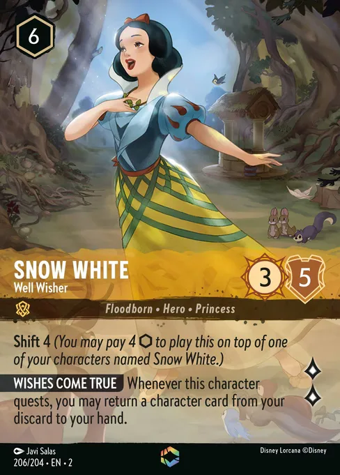 Sammelkarte Snow White - Well Wisher