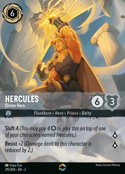Sammelkarte Hercules - Divine Hero