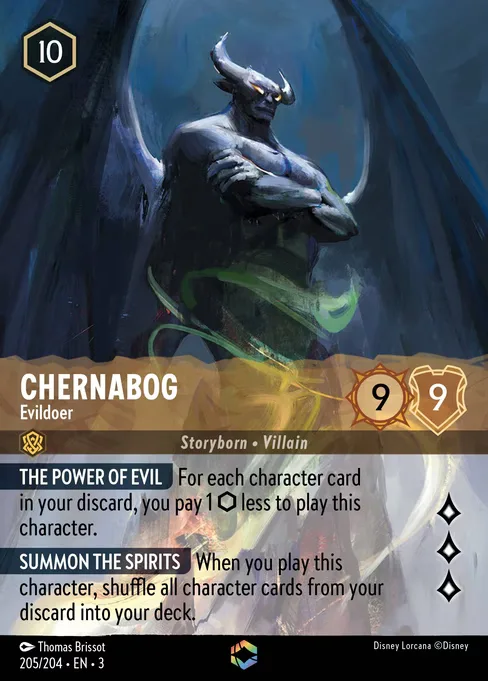Sammelkarte Chernabog - Evildoer