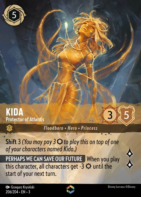 Sammelkarte Kida - Protector of Atlantis