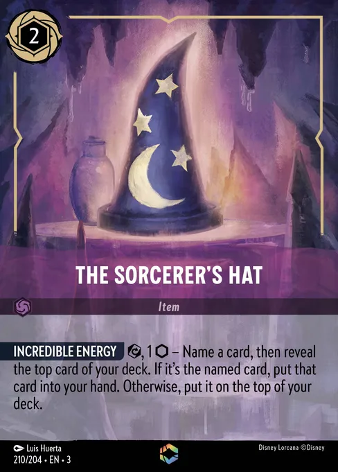 Sammelkarte The Sorcerer's Hat