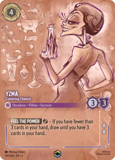 Sammelkarte Yzma - Conniving Chemist
