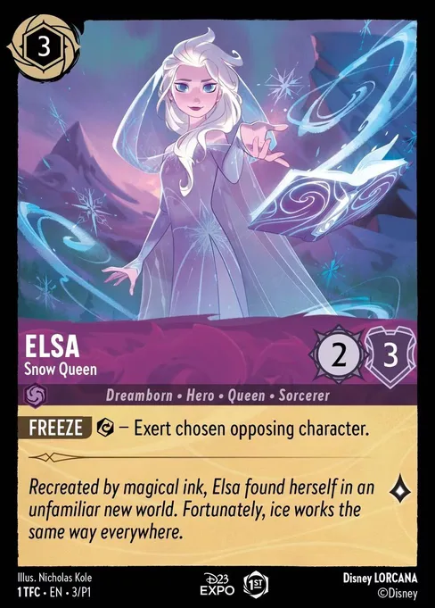 Sammelkarte Elsa - Snow Queen