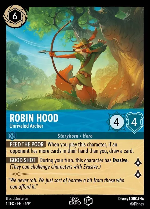 Sammelkarte Robin Hood - Unrivaled Archer
