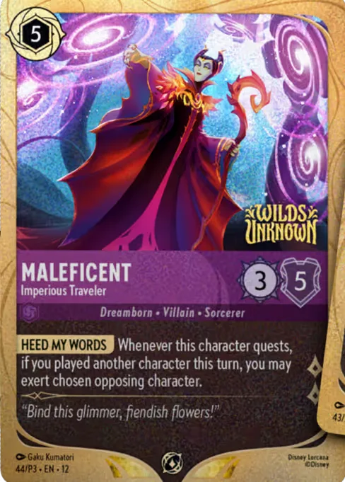 Sammelkarte Maleficent - Imperious Traveler