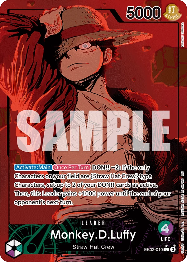 Sammelkarte Monkey.D.Luffy