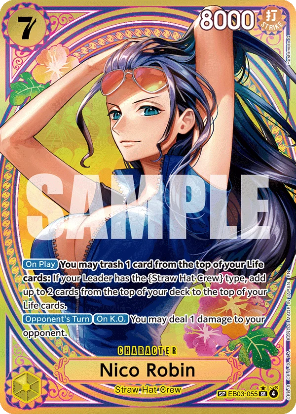 Sammelkarte Nico Robin