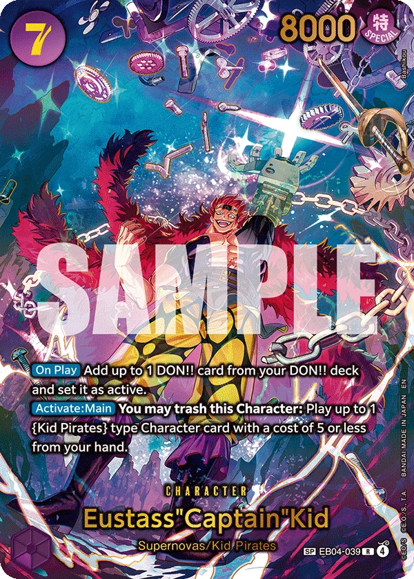 Sammelkarte Eustass"Captain"Kid