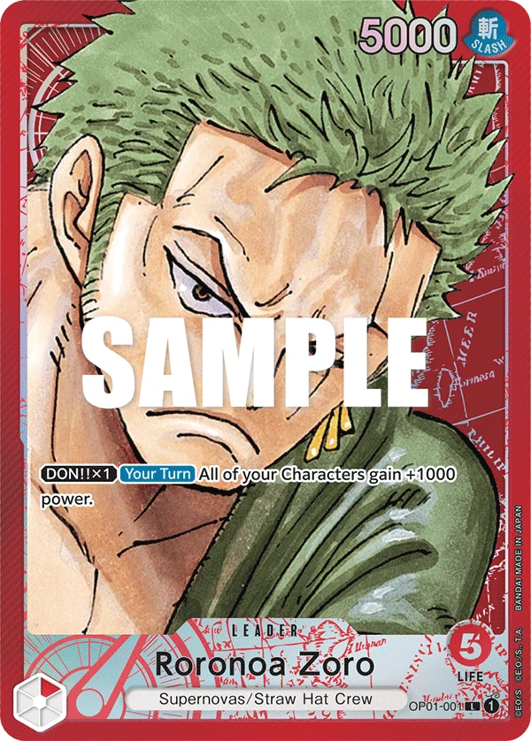 Sammelkarte Roronoa Zoro