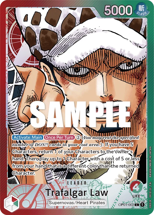 Sammelkarte Trafalgar Law