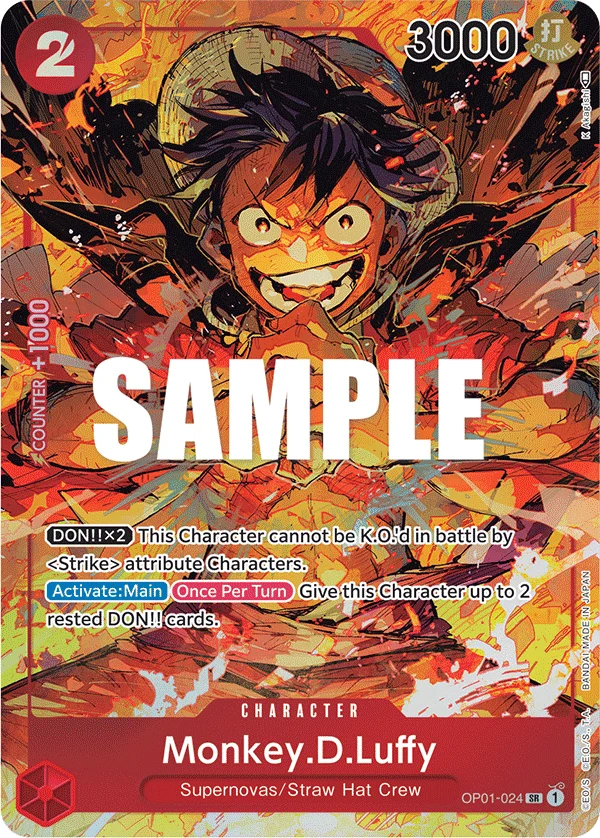 Sammelkarte Monkey.D.Luffy