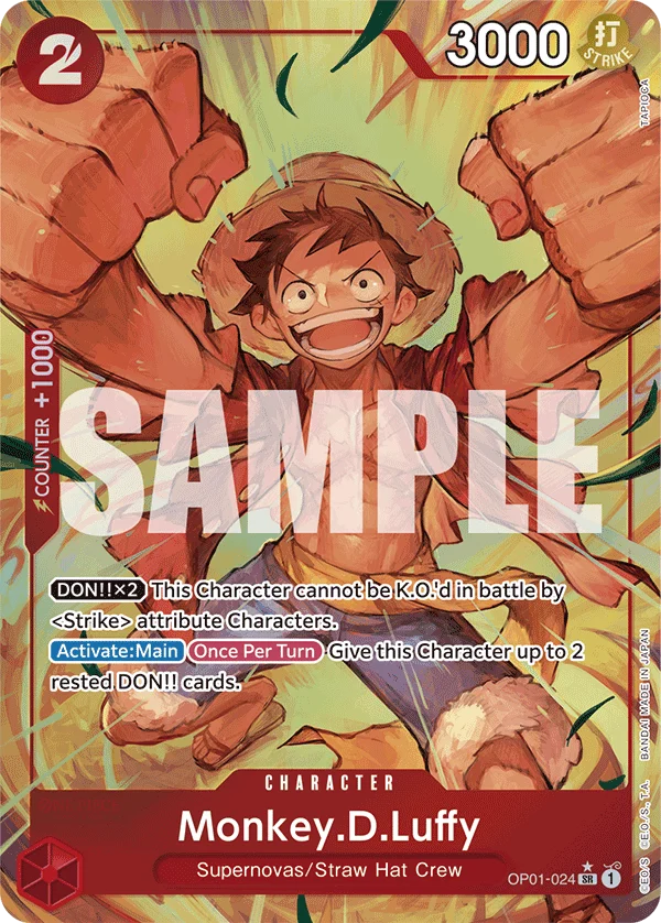 Sammelkarte Monkey.D.Luffy