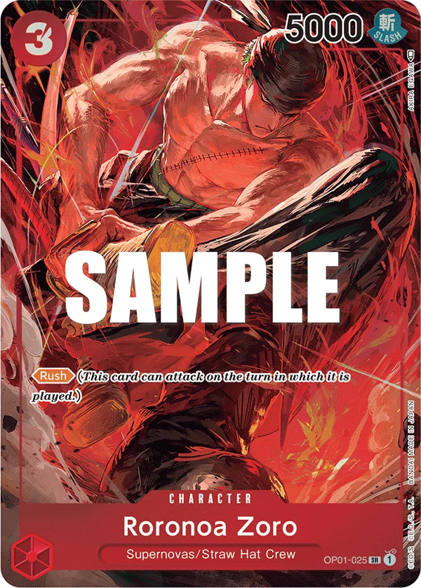 Sammelkarte Roronoa Zoro