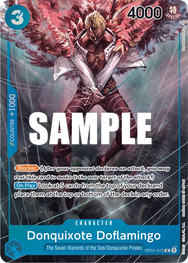 Sammelkarte Donquixote Doflamingo