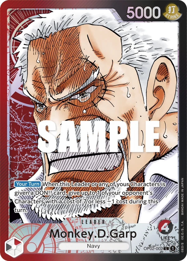 Sammelkarte Monkey.D.Garp