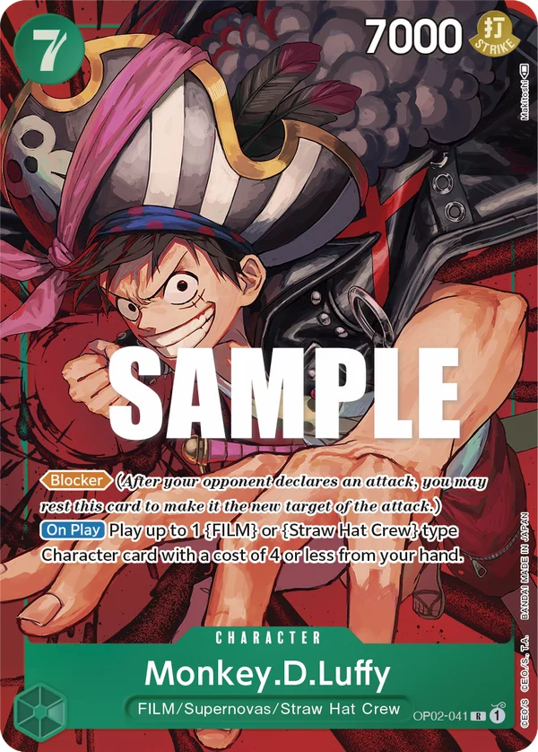 Sammelkarte Monkey.D.Luffy