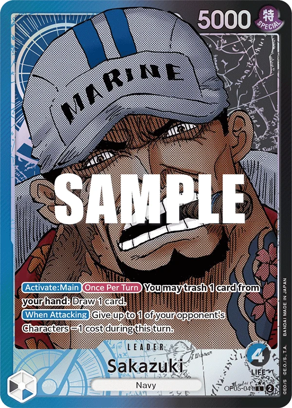 Sammelkarte Sakazuki