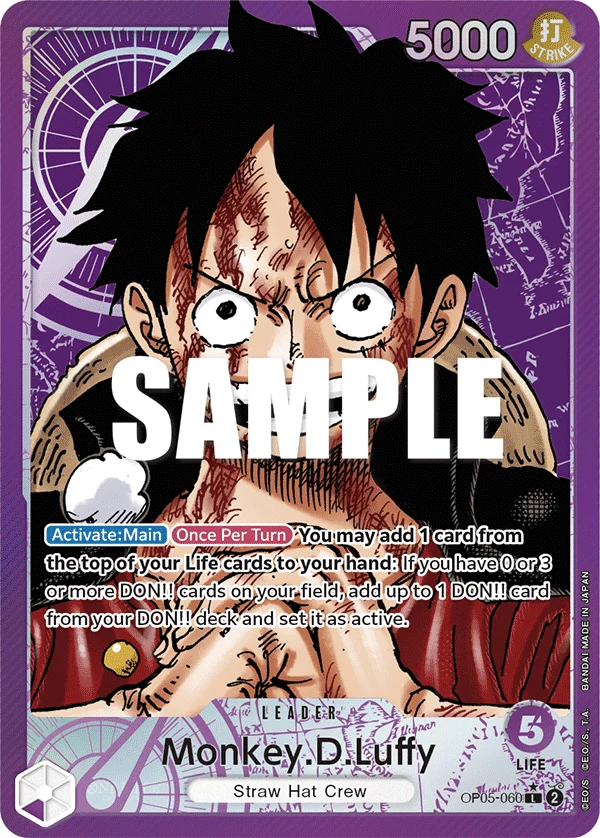Sammelkarte Monkey.D.Luffy