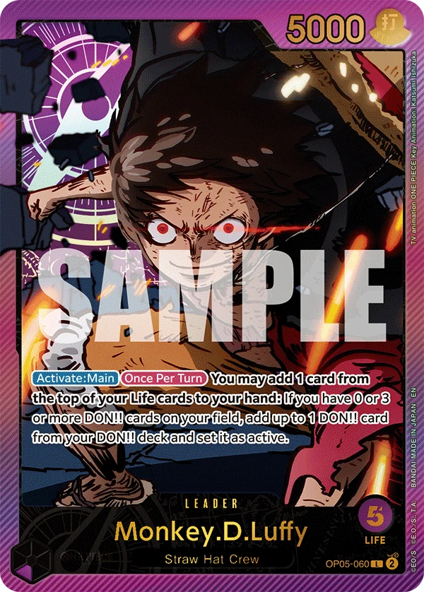 Sammelkarte Monkey.D.Luffy