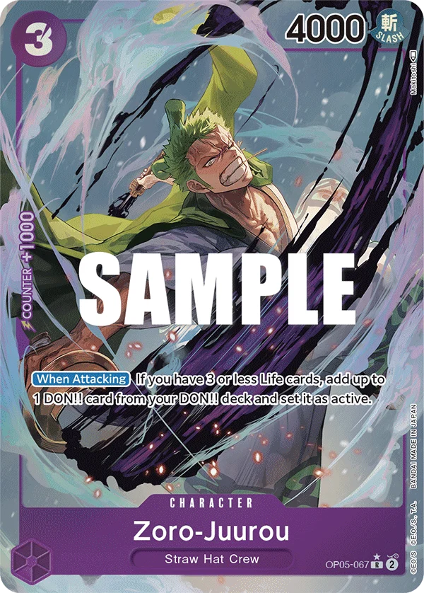 Sammelkarte Zoro-Juurou
