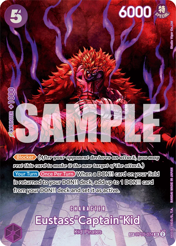 Sammelkarte Eustass"Captain"Kid
