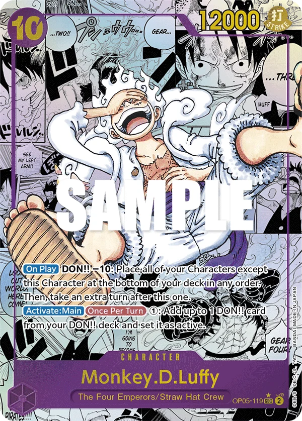 Sammelkarte Monkey.D.Luffy