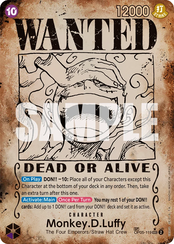 Sammelkarte Monkey.D.Luffy