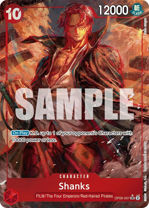 Sammelkarte Shanks