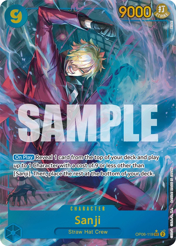 Sammelkarte Sanji