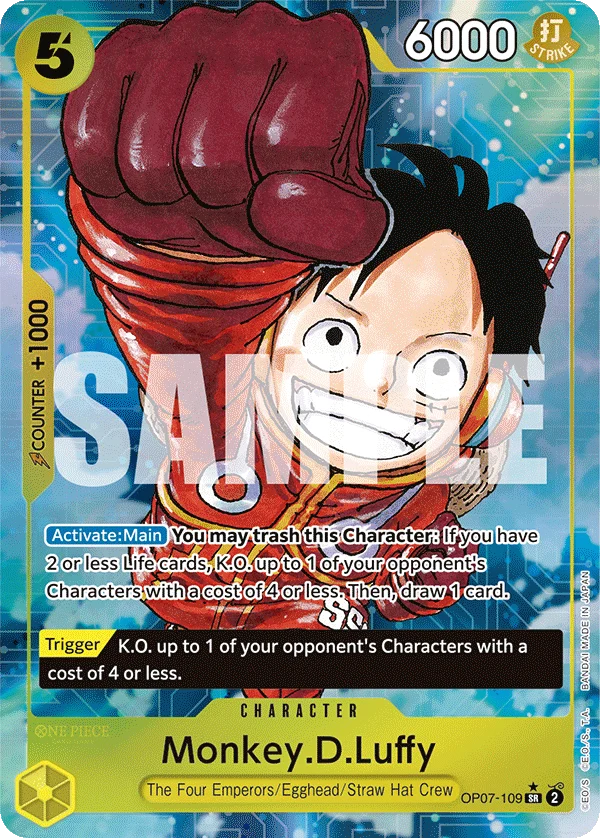 Sammelkarte Monkey.D.Luffy