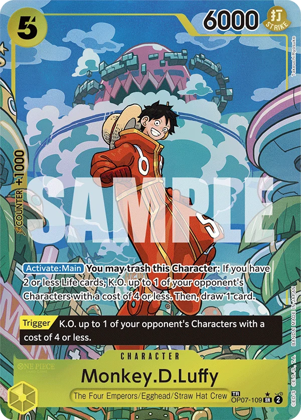 Sammelkarte Monkey.D.Luffy