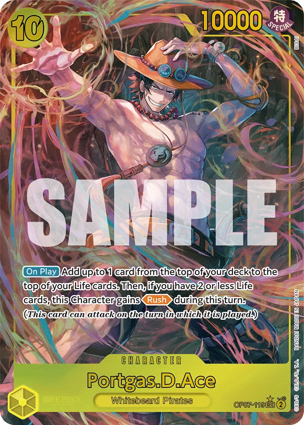 Sammelkarte Portgas.D.Ace