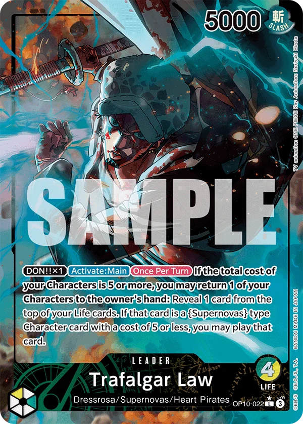 Sammelkarte Trafalgar Law