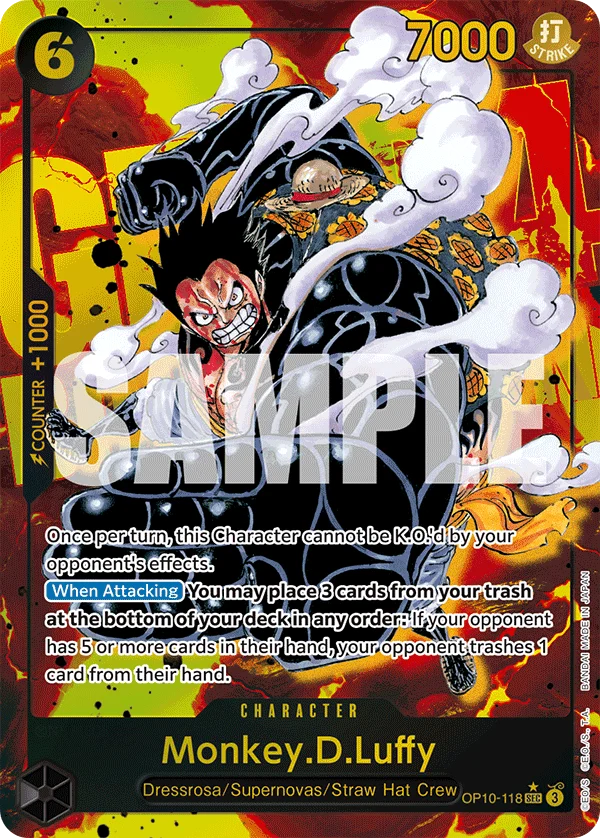 Sammelkarte Monkey.D.Luffy