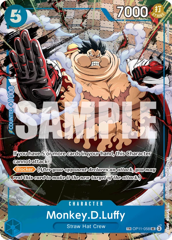 Sammelkarte Monkey.D.Luffy