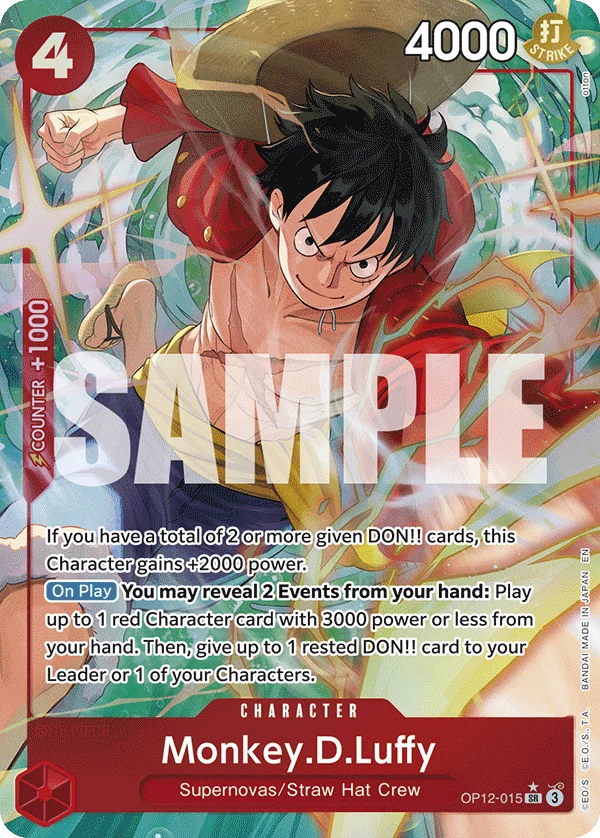 Sammelkarte Monkey.D.Luffy