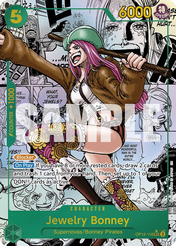Sammelkarte Jewelry Bonney